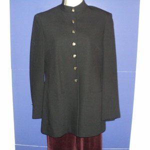 Lauren Ralph Lauren Vintage Blazer Navy-Black Women's Size 4 (Medium) USA Made